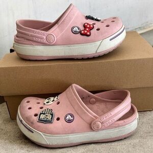 Crocs Crocband J1 Kids' Clogs Pink Used